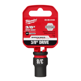 SHOCKWAVE™ 3/8" Drive 3/8" Standard 6 Point Impact Socket